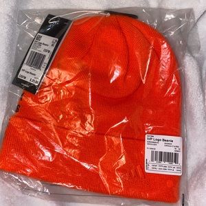 IVY PARK Logo Beanie Orange/Maroon